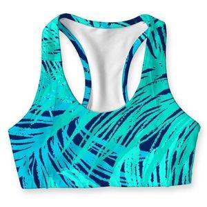 TROPICAL DREAM STELLA SEAMLESS RACERBACK SPORT BRA